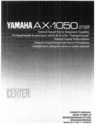 Thumbnail Yamaha AX-1050 Amplifier, Original Service Manual
