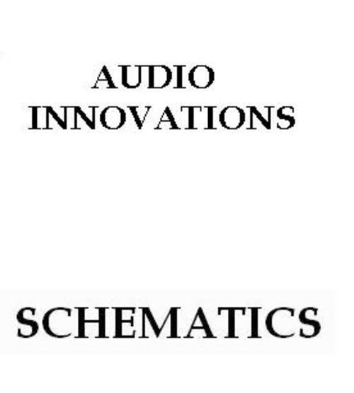 Product picture Audio Innovations series 700 Int Amp Schematics 1993