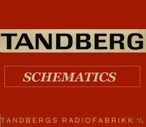 Product picture Tandberg 15 reel  tape  Schematic for service & repair