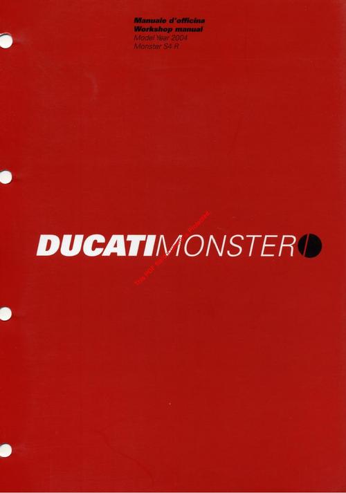 Product picture Ducati S4R Monster , 2003-2005 Manuale d Officina