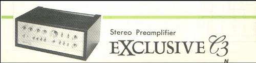 Product picture Pioneer C-3 Exclusive preamlifier , Original Schematic