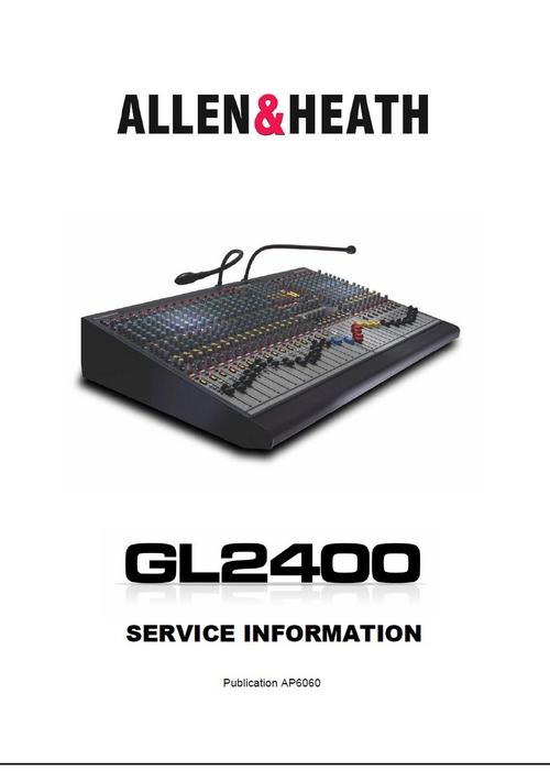 Product picture  Allen & Heath GL-2400 Console , Original Service Manual
