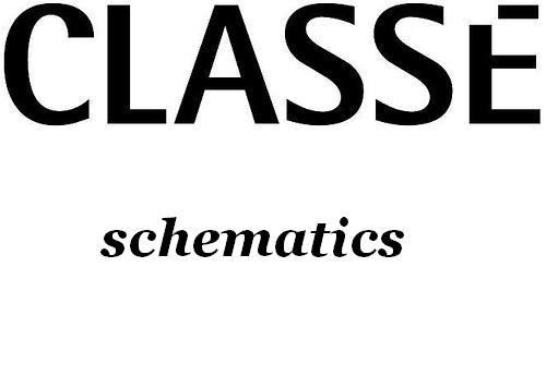 Product picture Classe Model-5  Preamplifier , Schematics for service