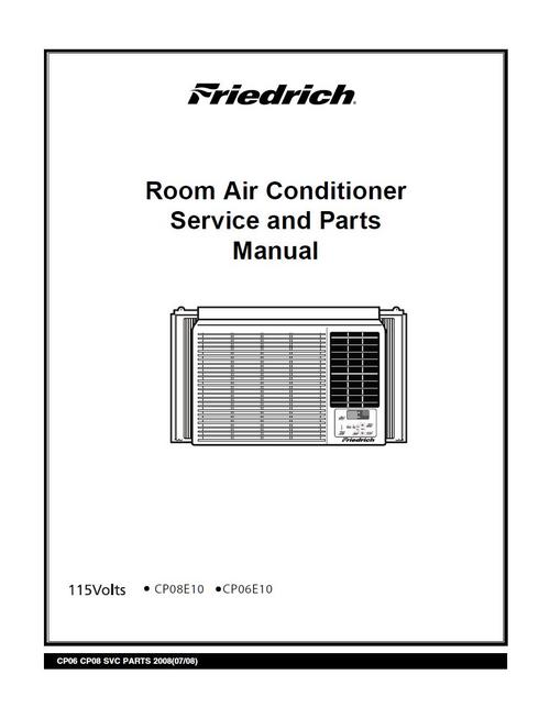 Product picture Friedrich CP-06-E10 , Aircondition Service Manual