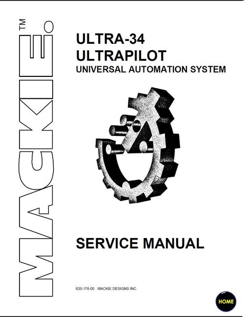 Product picture Mackie Ultra-34 & Ultrapilot  , Schematics