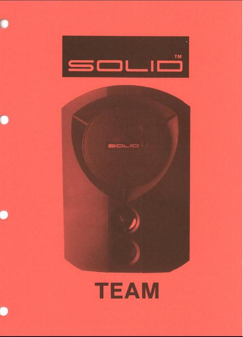 Product picture B&W Solid-Team Bowers & Wilkins , Service Manual