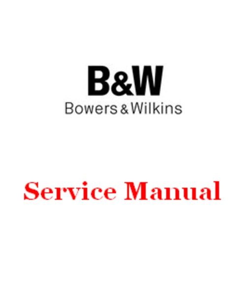 Product picture B&W ASW-500 Subwoofer Bowers & Wilkins , Service Manual