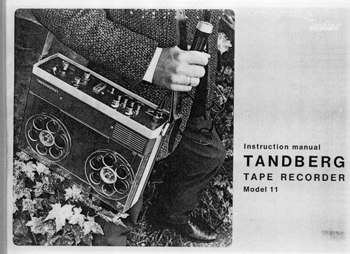 Product picture Tandberg Model-11 reel to reel , Owner Manual , User Guide