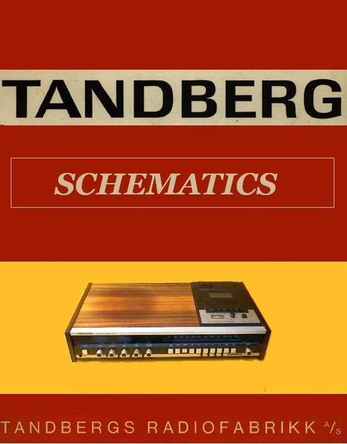 Product picture Tandberg TR-220 , Schematic For Service 