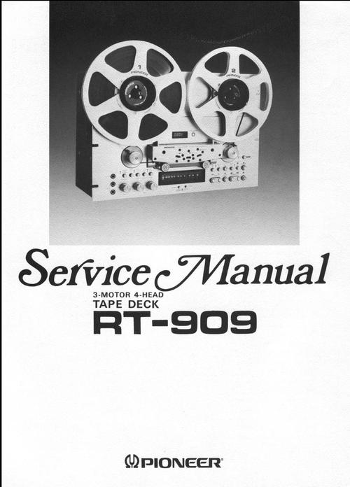 Product picture Pioneer RT-909 ,  reel tape recorder Service Manual
