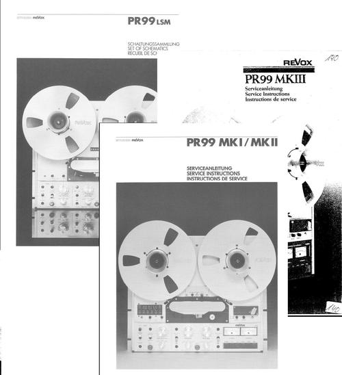 Product picture Revox PR-99 all editions , LSM mk1 mk2 mk3 , Service Manual