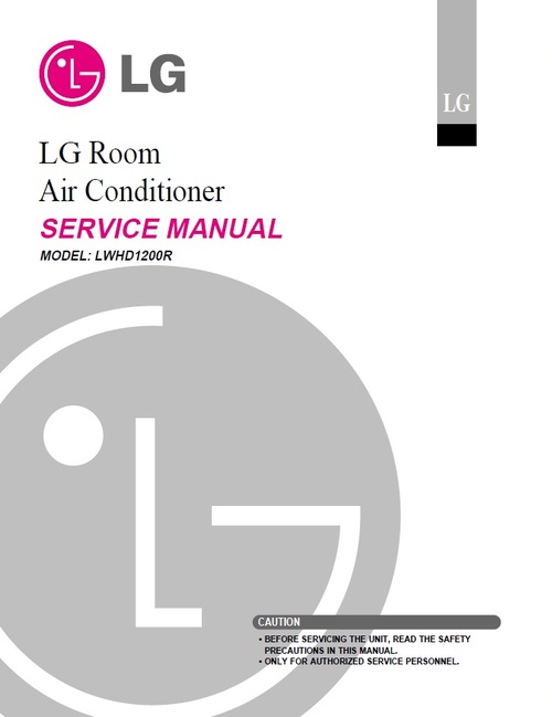 Product picture LG LWHD-1200R air conditioner Service Manual