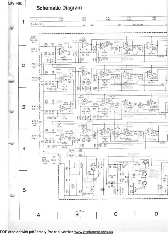 Product picture Alpine MRV-F-400 Schematic for repair