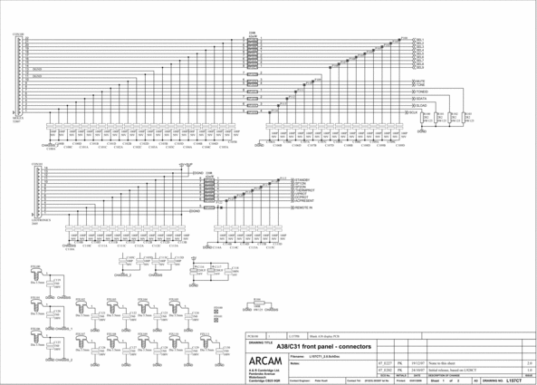 Product picture Arcam  A-38 Original Schematics for Service-Repair 