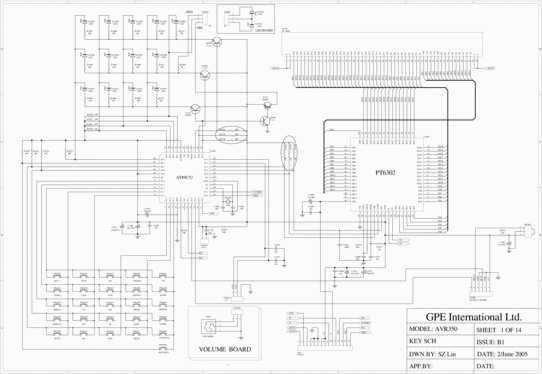 Product picture Arcam  AVR-350 Original Schematics for Service-Repair 