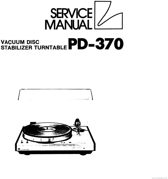 Product picture Luxman PD-370  , Turntable , Original Service Manual