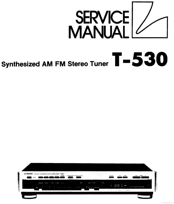 Product picture Luxman T-530 Tuner , original Service Manual