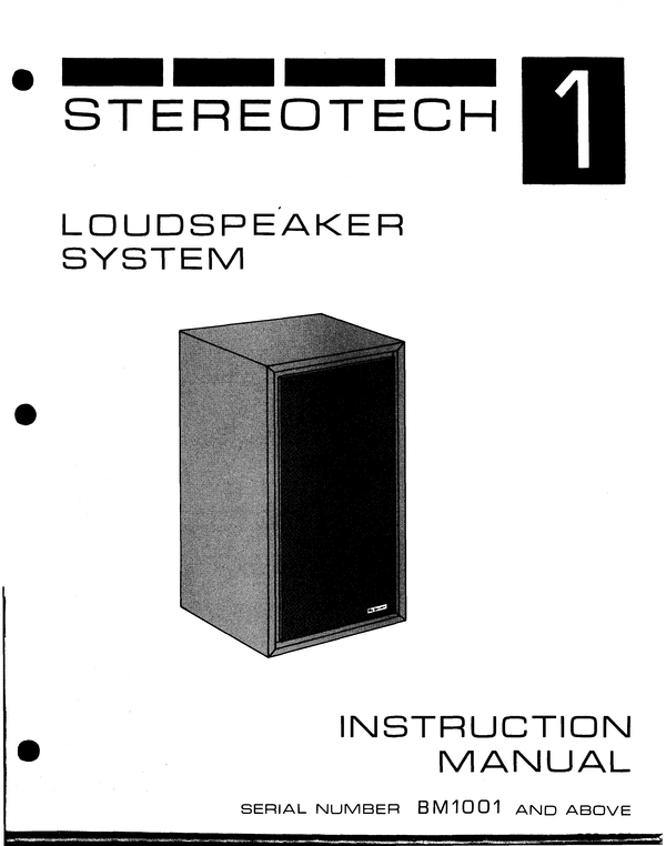 Product picture McIntosh Stereotech-2 , Original Service Manual