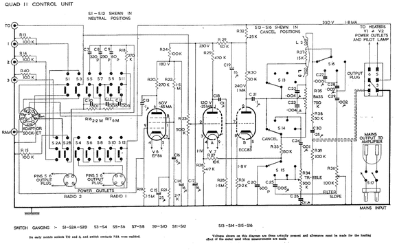 Product picture Quand QC-II control unit  , original Schematic