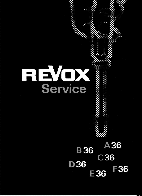 Product picture ReVox  A-36  B-36  C-36  D-36  E-36  F-36 , Service Manual