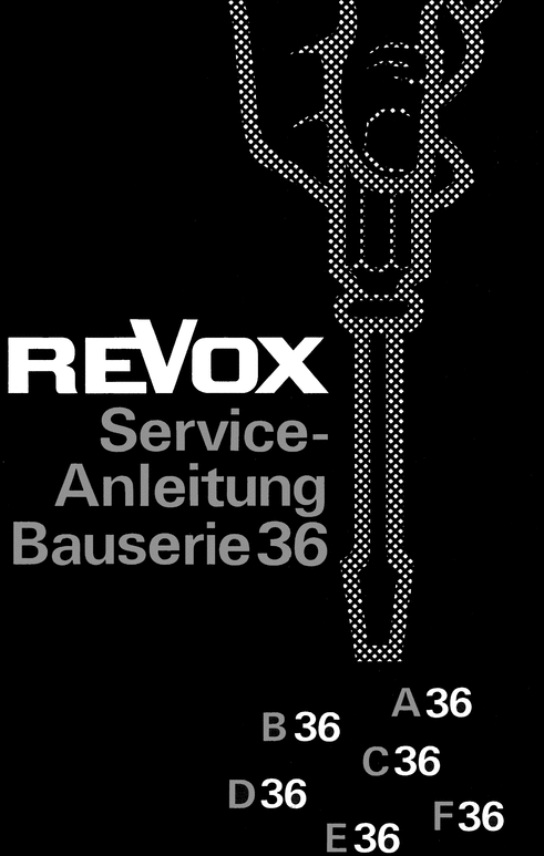 Product picture ReVox A-36  B-36  C-36  D-36  E-36  F-36 , service anleitung
