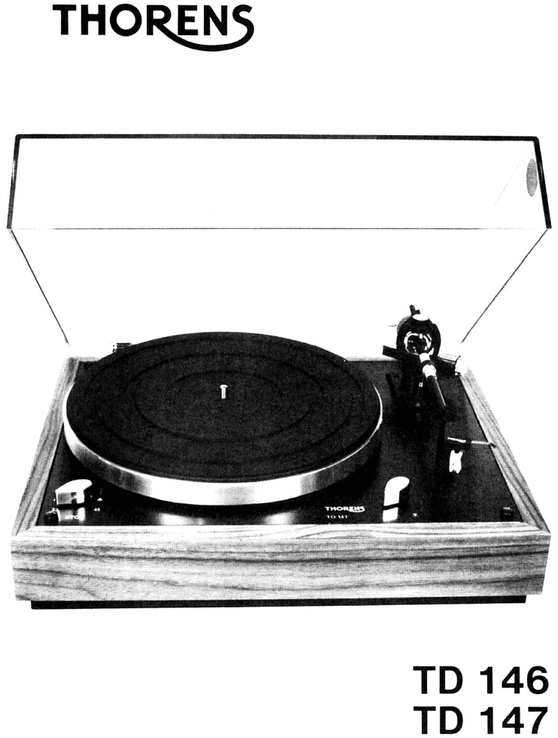 Product picture Thorens TD-146 , TD-147  ,  Turntable Service Manual